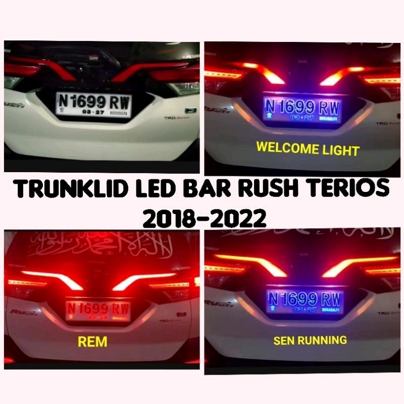 TRUNKLID RUSH TERIOS 2018-2022 LED BAR