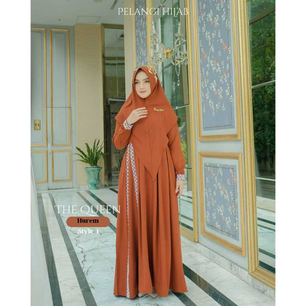 GAMIS SYARI/SET GAMIS/PELANGI HIJAB/THE QUEEN SERIES