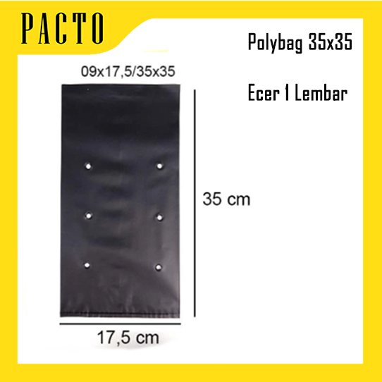Polybag Ecer Polybag Per Lembar Polybag 35x35 Lembaran Polybag Per Pcs