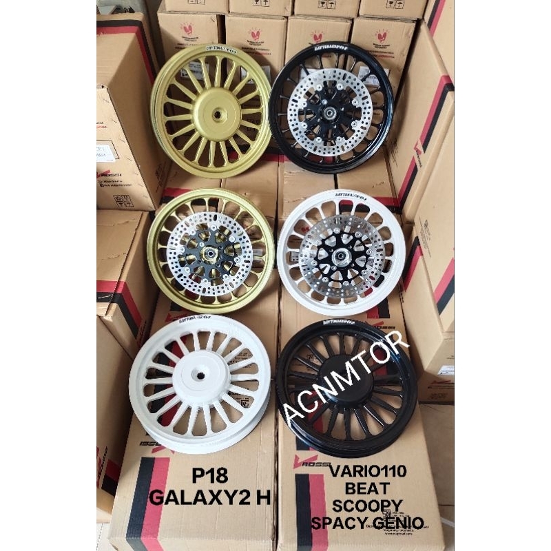 VELG PELAK VROSSI V ROSSY PALANG 18 ANDONG VENOM GALAXY2 H2  BEAT KARBU/BEAT FI/BEAT ESP SCOOPY KARB