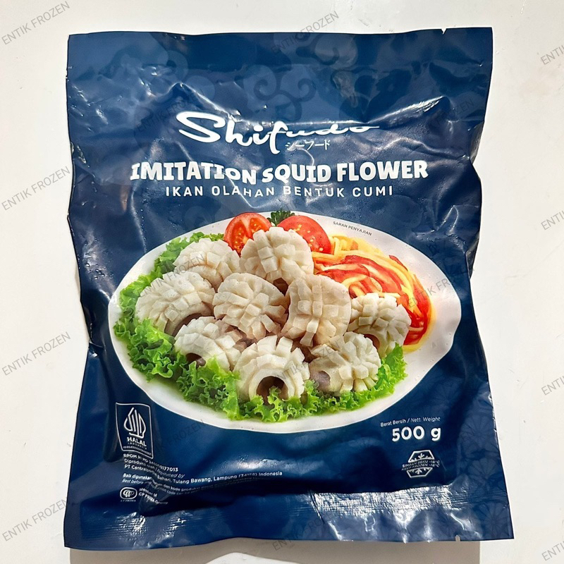 

Cumi Flower Shifudo 500gr [ Kemasan Terbaru ] Isi ~40pcs