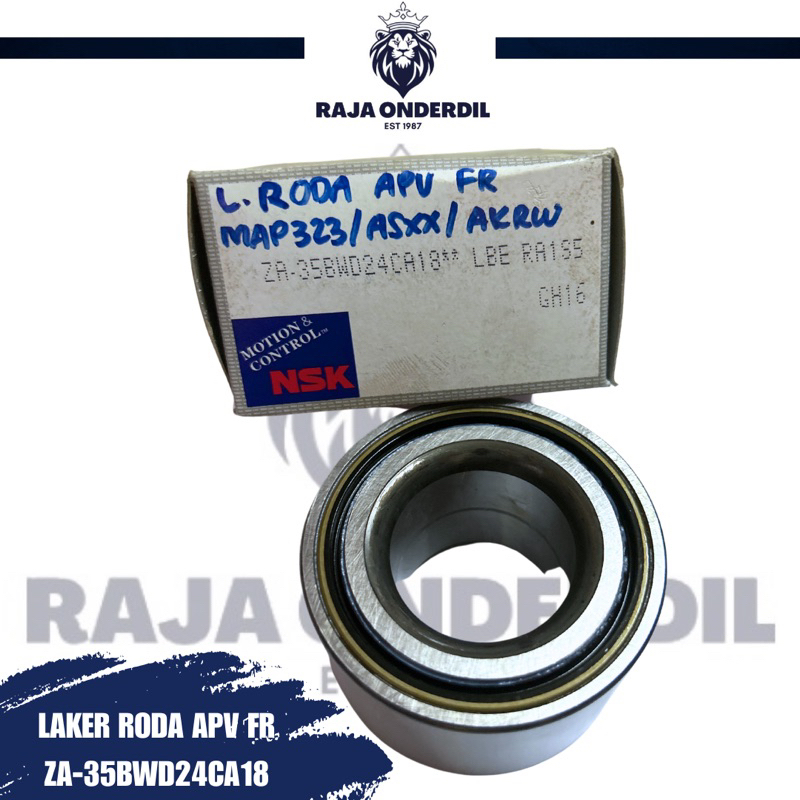 ZA-35BWD24CA18 LAKER LAHER BEARING RODA DEPAN APV NSK ORIGINAL ASLI ORISINIL