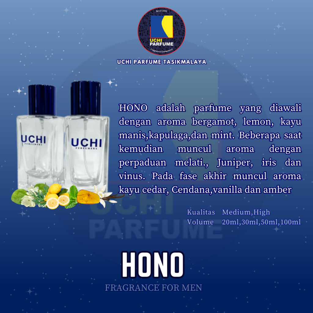 Uchi Parfume Refill Parfum KZ. HONO (20ML,30ML,30ML,100ML)