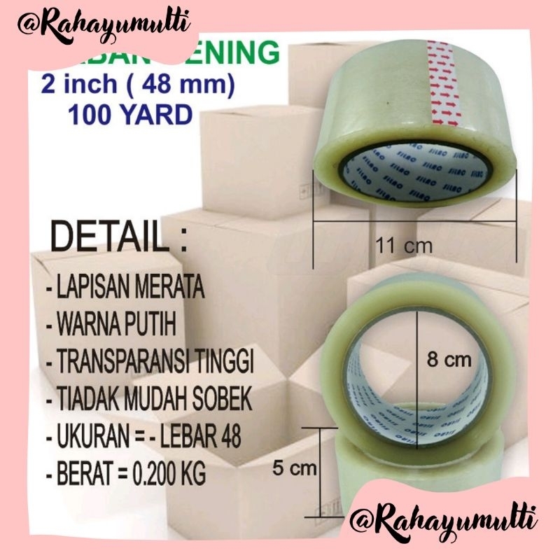 

Lakban Bening 100yard