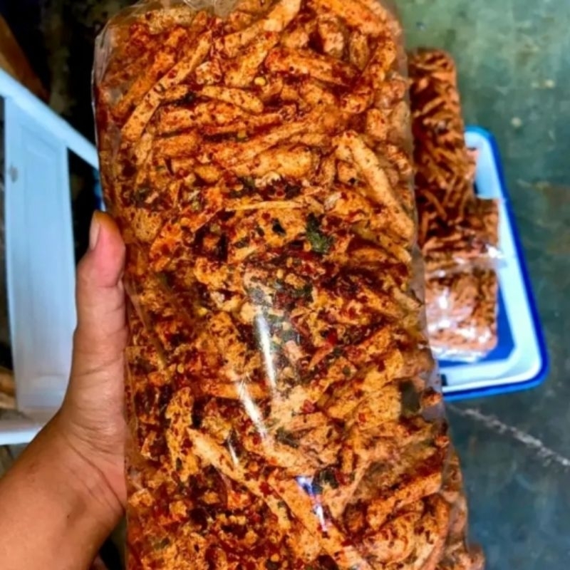 

Basreng pedas daun jeruk 1 kg