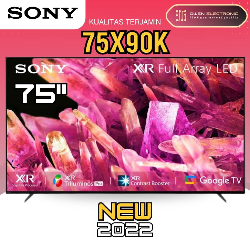 SONY LED TV XR 75X90K/ XR-75X90K 75 inch google tv full aray