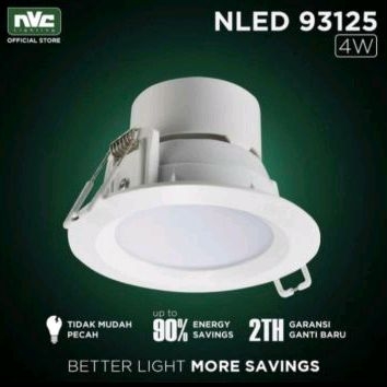 Downlight LED 4 Watt Cahaya Putih NVC NLED93125