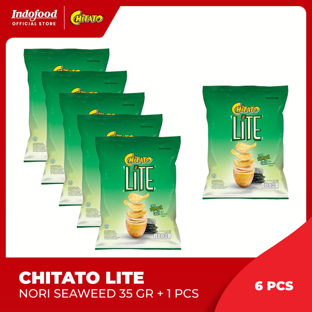 

6 PCS - Chitato Lite Nori Seaweed 35 Gr