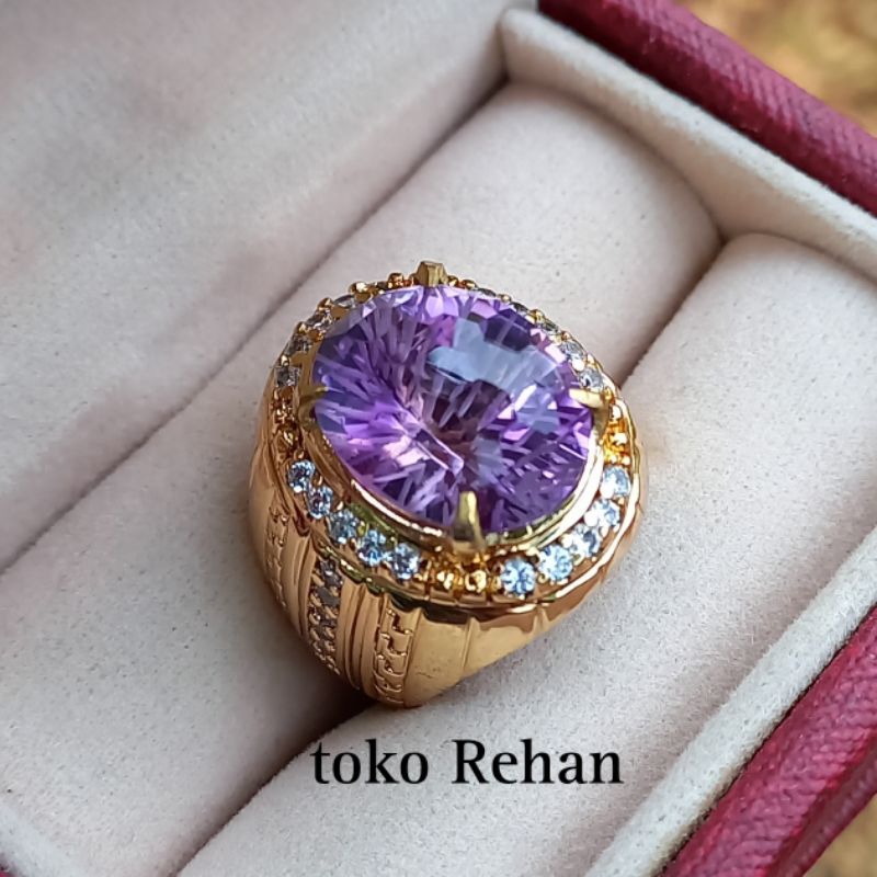 CINCIN BATU KECUBUNG CUTTING ASLI NATURAL STONE