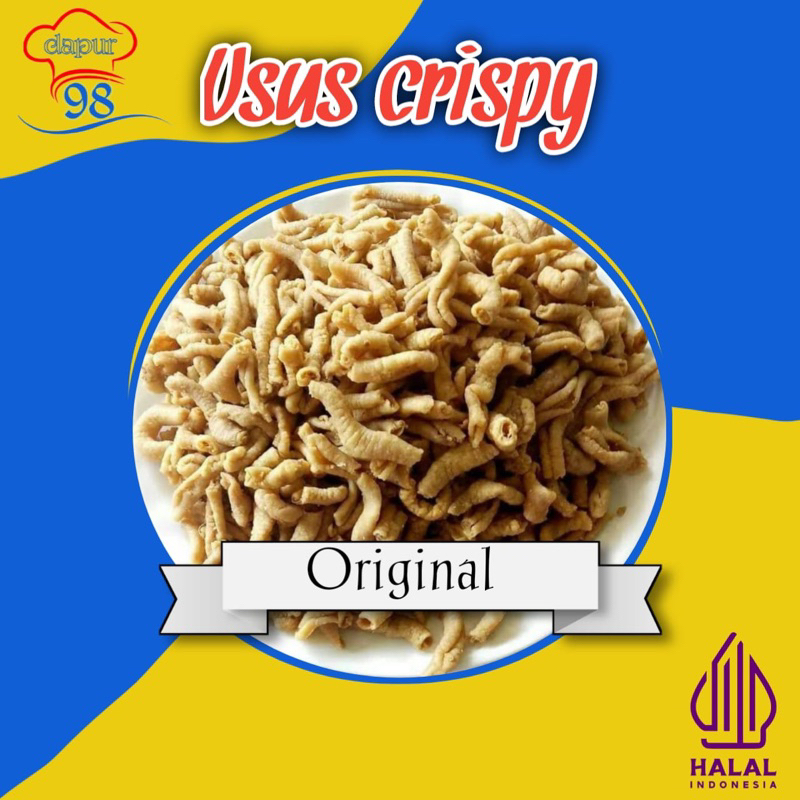 

keripik usus ayam crispy 1 KG PREMIUM / kripik usus / usus crispy