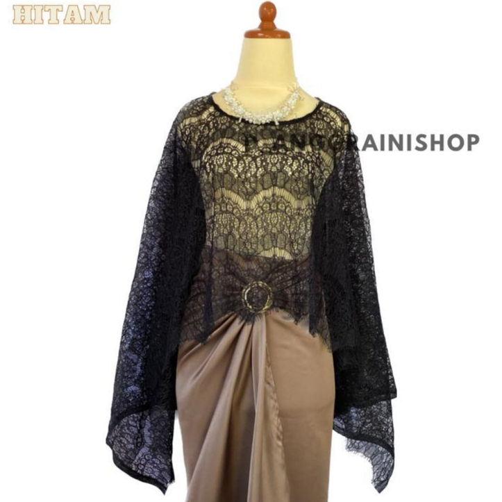 CAPE BRUKAT, ATASAN BRUKAT, OUTER BRUKAT, BAJU PESTA, BAJU KONDANGAN, BAJU WISUDA