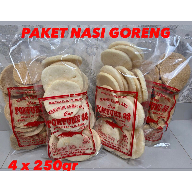 

PAKET NASI GORENG 1KG KEMPLANG ( Peser mix Kulit)