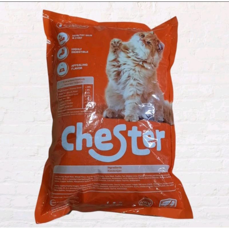 CHESTER cat food makanan kucing pelet kering