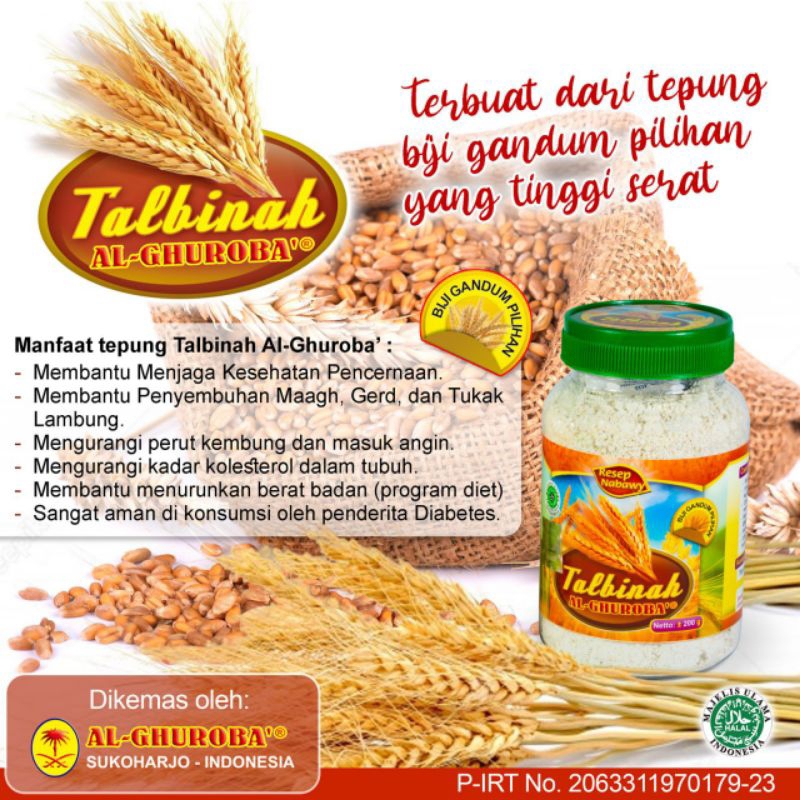 

Tepung Talbinah | bubur Talbinah | tepung Gandum