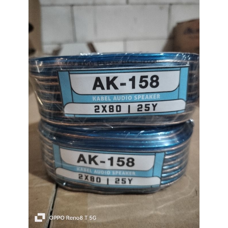 kabel monster AK / kabel transparan / kabel bening / kabel serabut /kabel audio