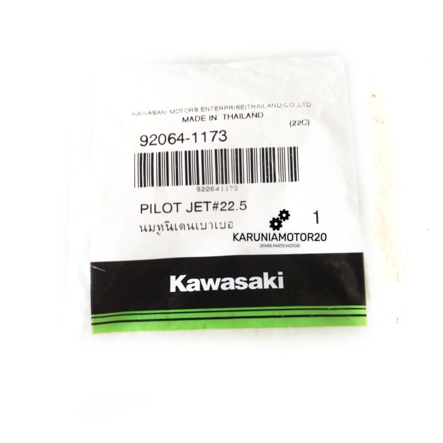 Pilot Jet 22.5 Ninja RR F1ZR/Satria 2T Original Kawasaki 92064-1173