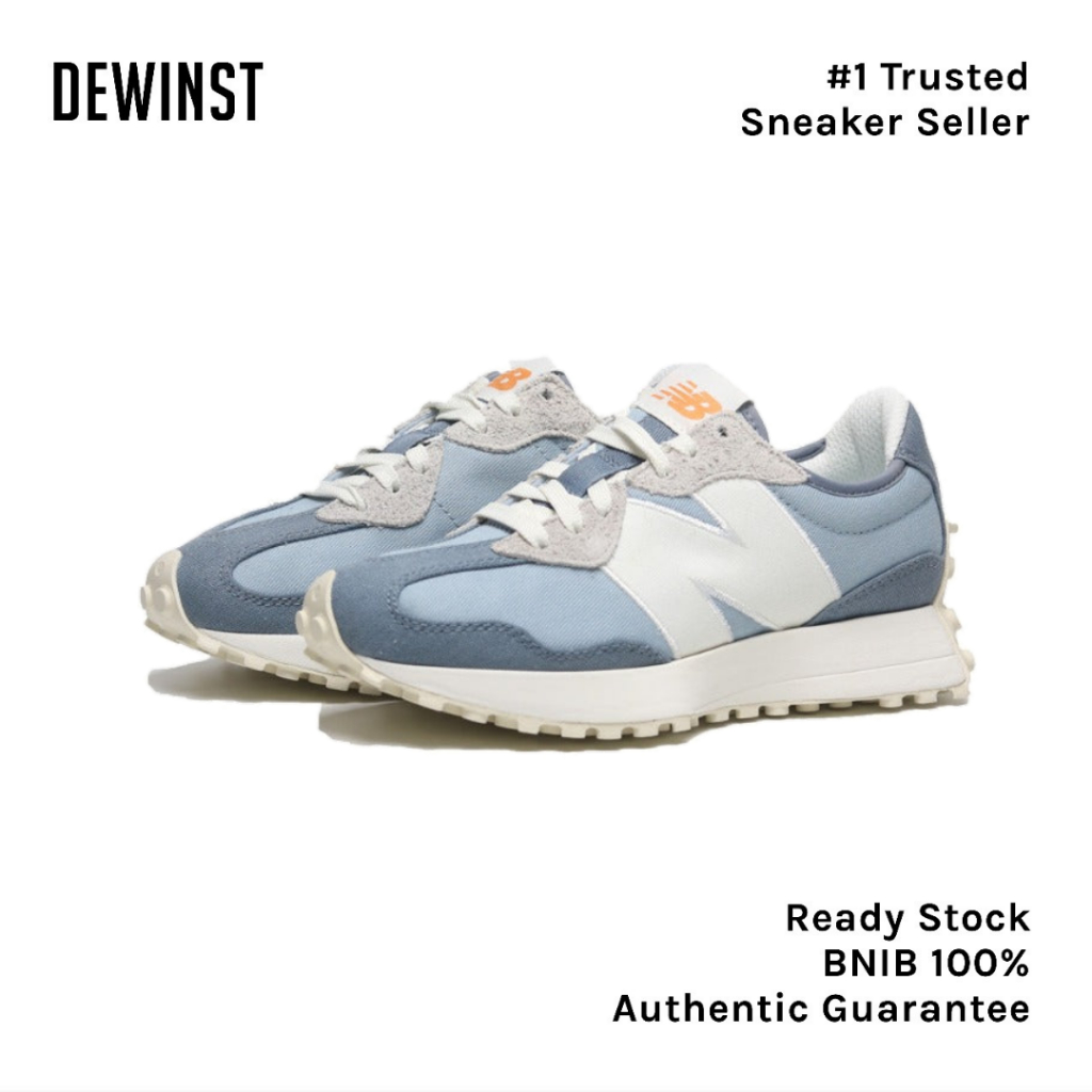 New Balance 327 Blue Indigo White