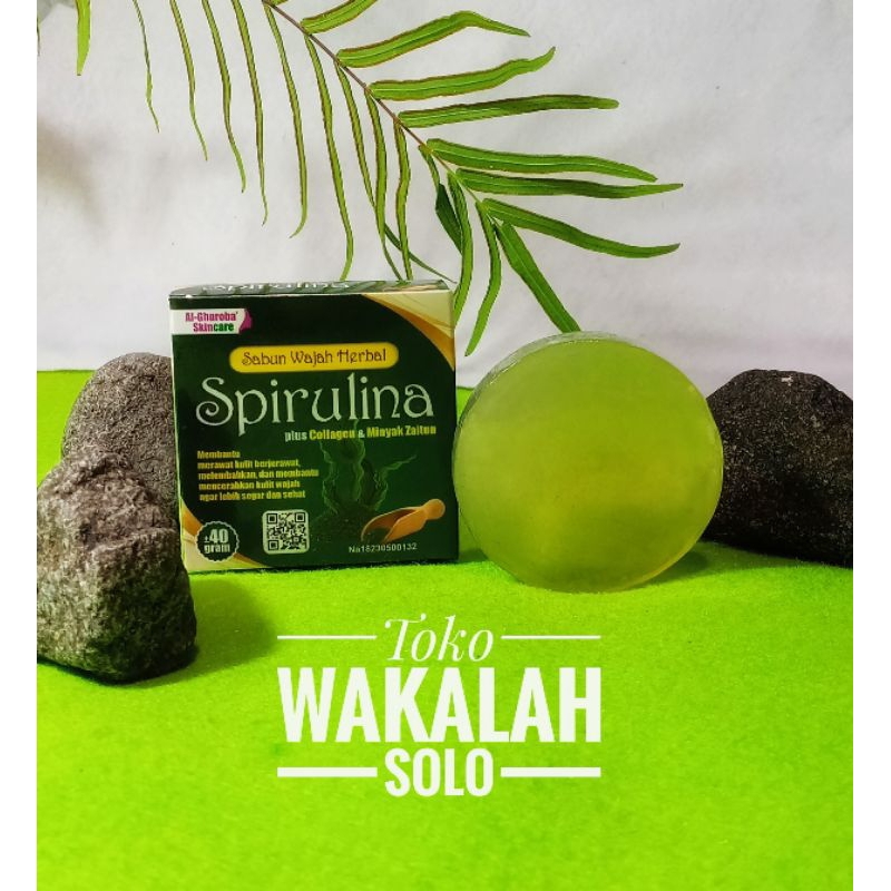 Sabun Wajah Herbal Spirulina 40 gram | BPOM Original