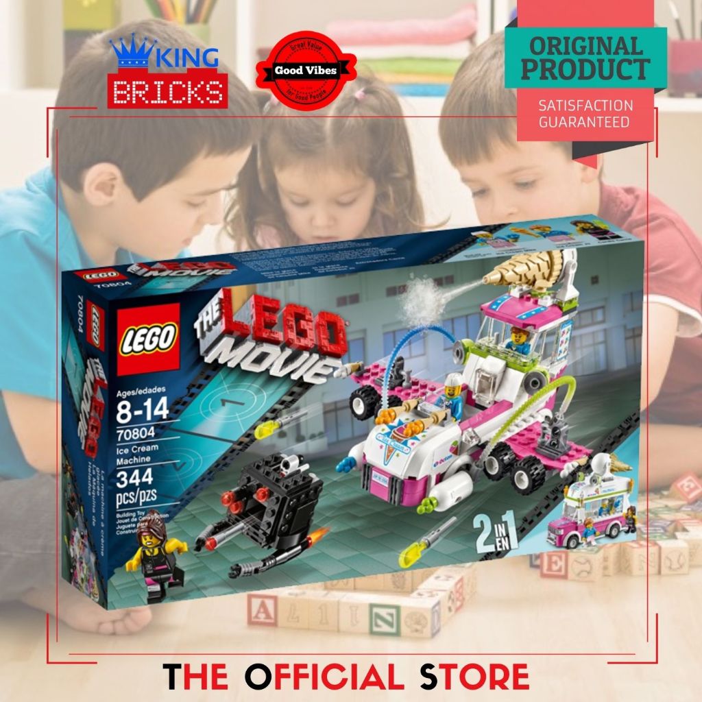 LEGO Original MOVIE 70804 Ice Cream Machine - Mainan Anak Edukasi Film Kreatif  Emmet Unikitty