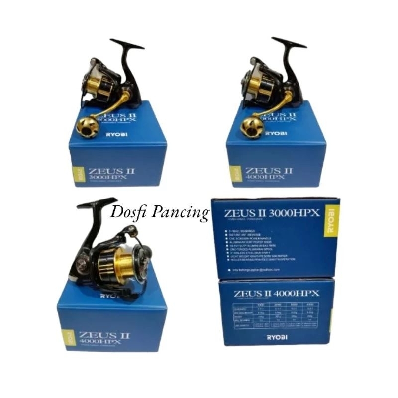 REEL PANCING RYOBI ZEUS II HPX 3000