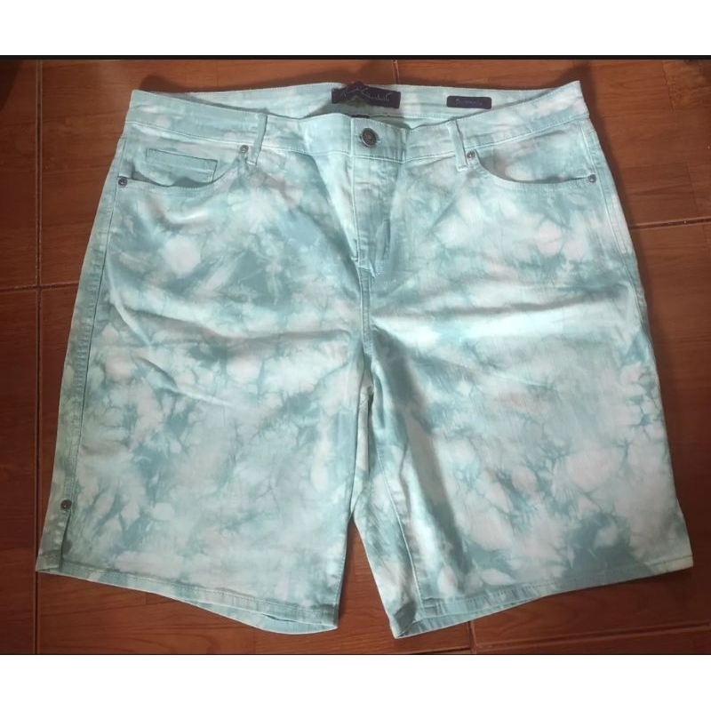 celana tiedye pendek denim Glori*