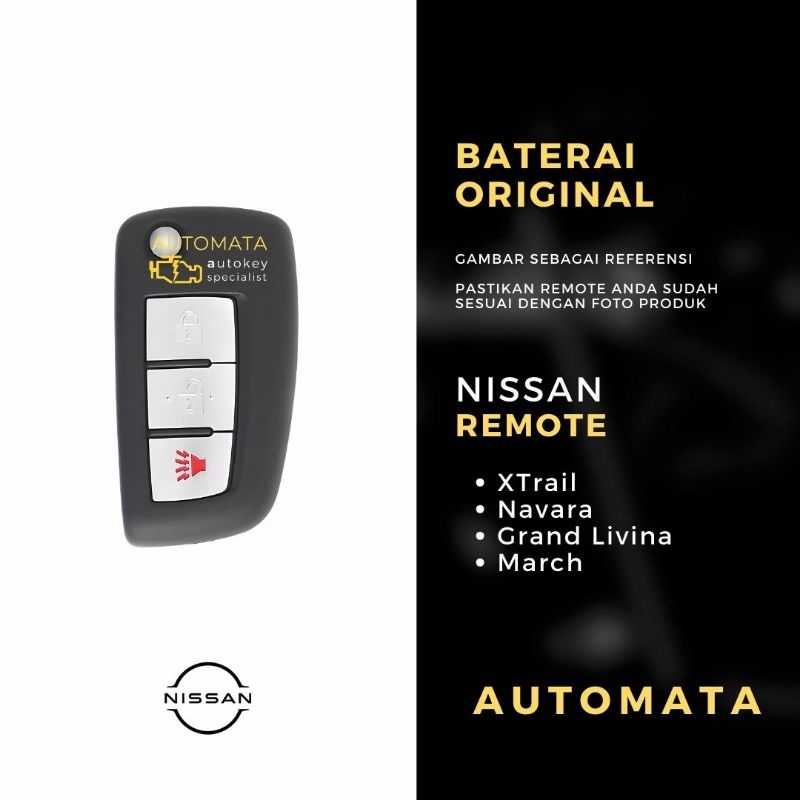Baterai Kunci Remote Mobil Nissan Grand Livina Original Panasonic