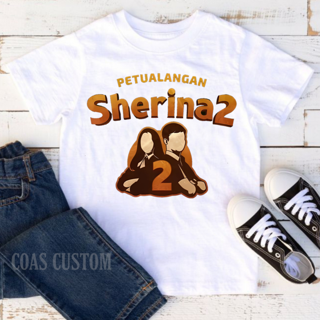 Kaos petualangan sherina 2 baju anak