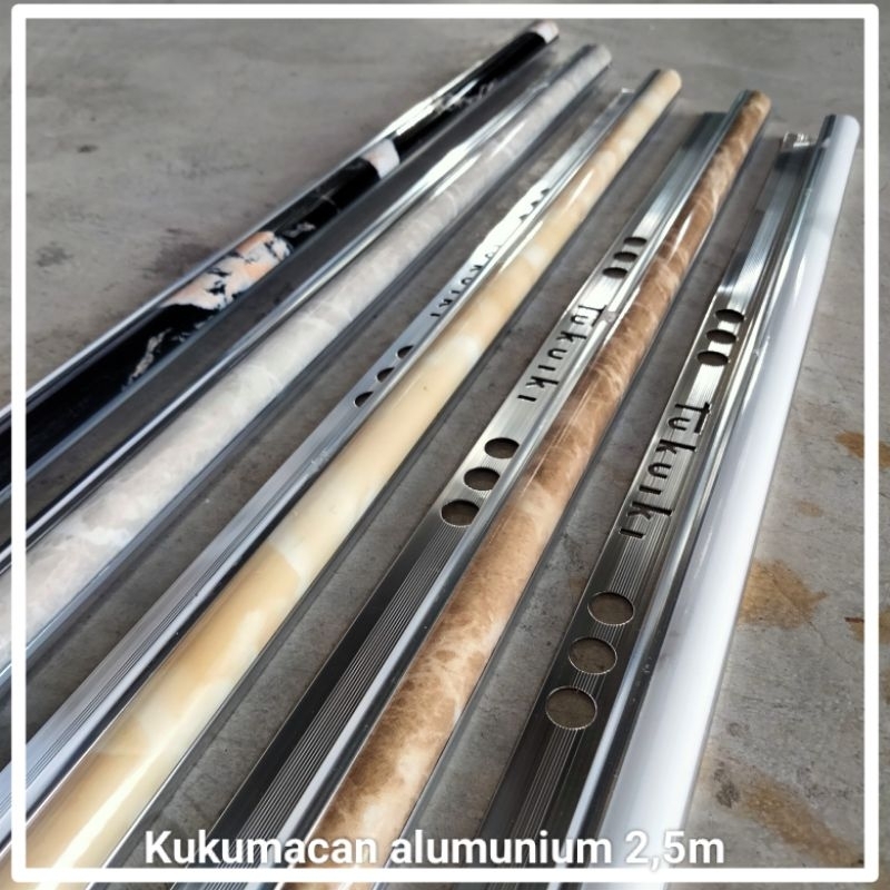 Kuku Macan/Tile Trim/Corner Trim/Bon Bon Aluminium /Kuku macan stainless 2,5m