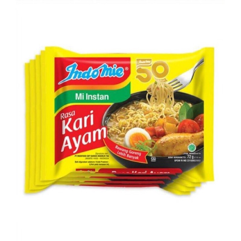 

INDOMIE KUAH KARI AYAM 5 PCS