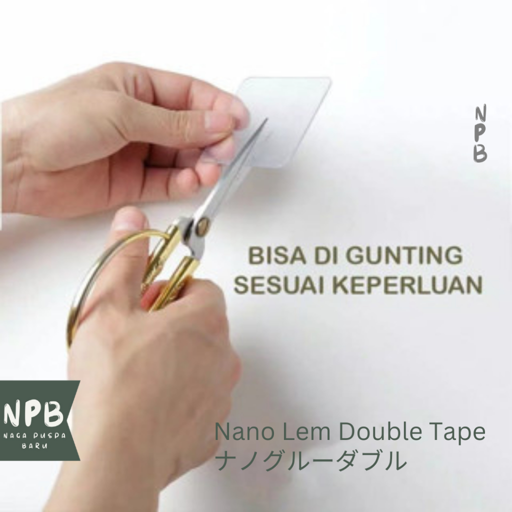 Nano Lem Double Tape Papan Kotak - Papan Lem Tape Super Kuat - Double Tape