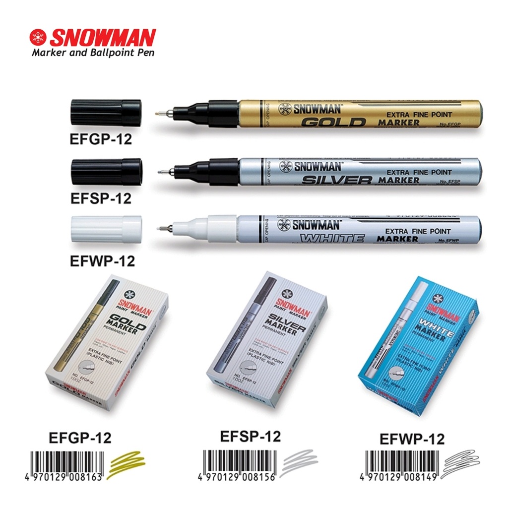 

Paint Marker Spidol Cat Permanent Snowman Extra Fine