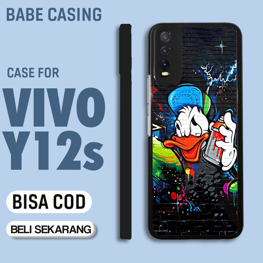 case hp vivo y12s y20 y20s terbaru aesthetic grafiti zombie cute keren cowok keren lucu casing hp ce