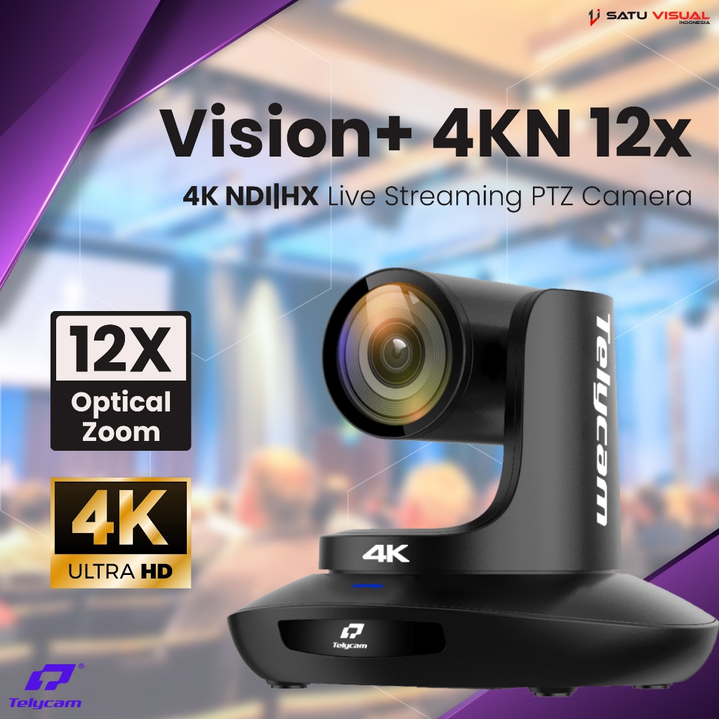 Vision+ 4KN 12x - NDI Live Streaming PTZ Camera