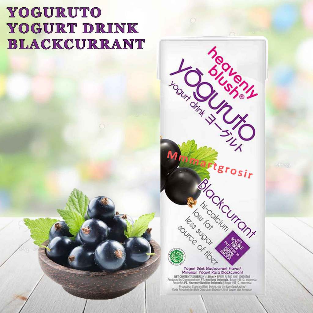 

Yoguruto / Yogurt Drink / Minuman Yogurt Rasa Blackcurrant / 180ml