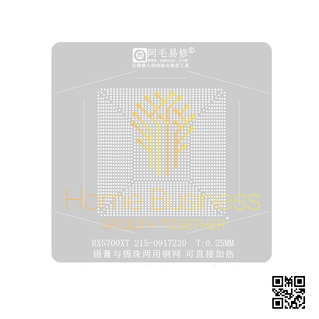 AMAO Cetakan Stencil Plat RX5700XT RX5700 XT RX 5700 ATI 215 0917220