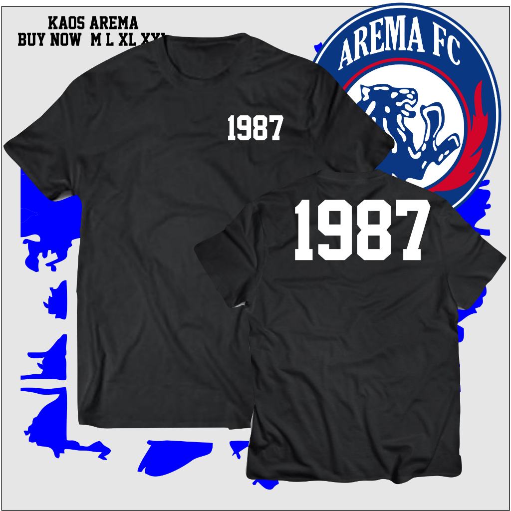 kaos arema baju aremafc -arema1987-salamsatujiwa- baju arema match day aremafans terlaris ongiscloth