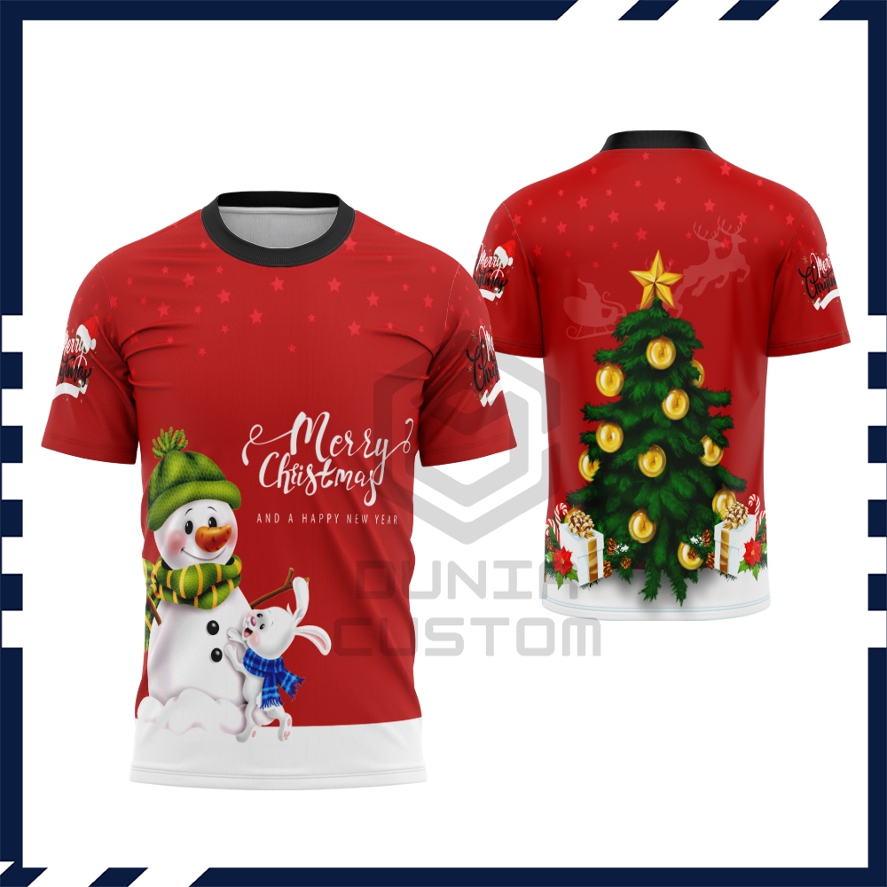 Baju Merry Christmas || Kaos Merry Christmas || Pakaian Pria Merry Christmas || Baju Natal 2025 || K