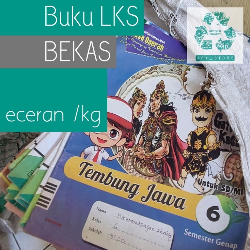 

BUKU / KERTAS LKS BEKAS kiloan / kertas CD, kertas bungkus serbaguna.