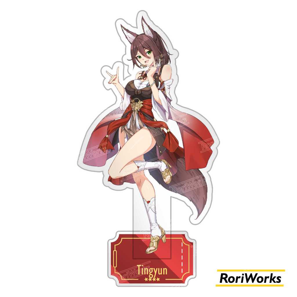 Acrylic Standee Figure Anime - Tingyun | Honkai Star Rail