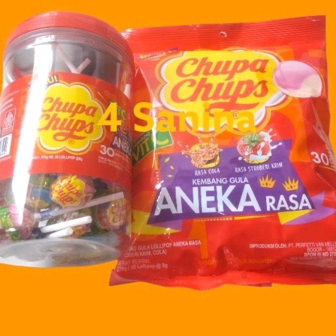 

PERMEN CHUPA CHUPS LOLLIPOPS ISI 30 ANEKA RASA TOPLES DAN PACKS.