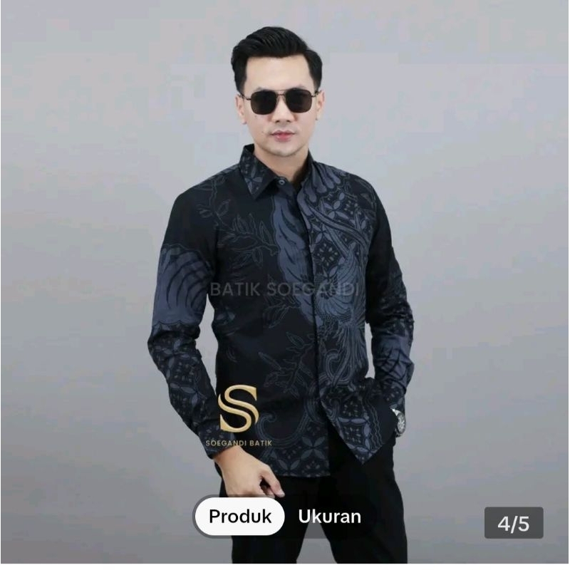 KEMEJA BATIK PRIA SLIMFIT AJISAKA LAPIS FURING
