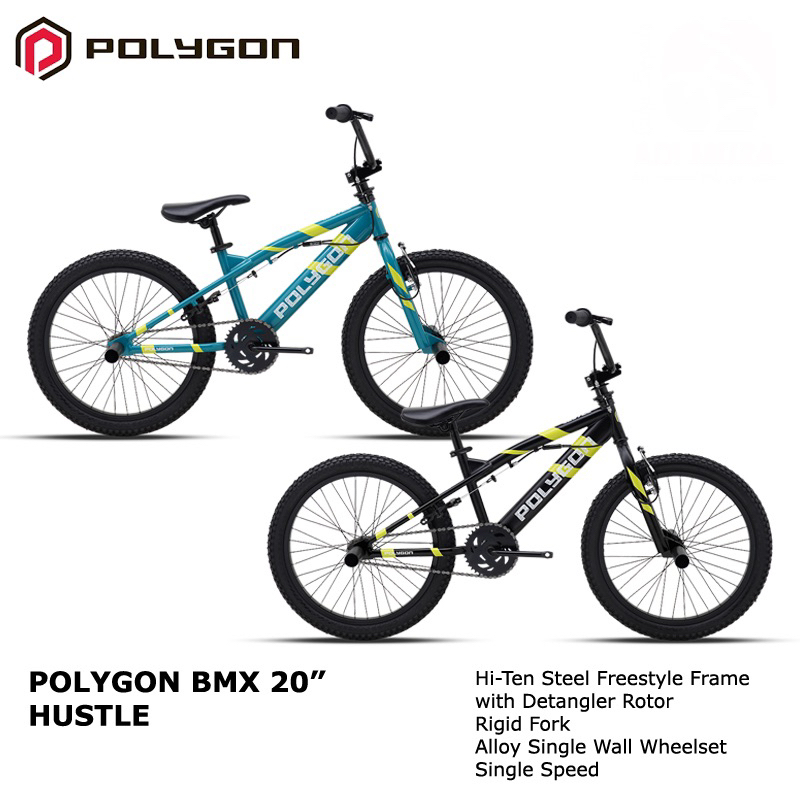 Sepeda BMX 20” Polygon Hustle Murah Bisa Paylatter Dealer Resmi