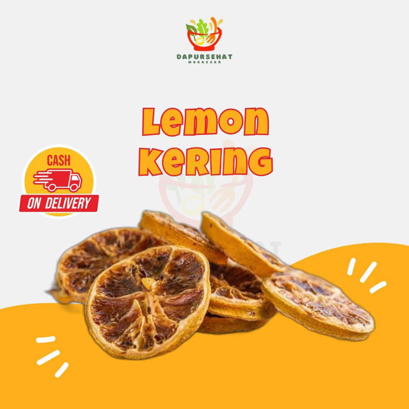 

Dried Lemon Slice / Lemon Kering Iris 50 gram/ 25 Gram / 15 gram