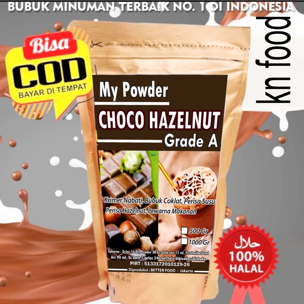 

My Powder Minuman Rasa Choco Hazelnut Grade A Kemasan 1 Kg