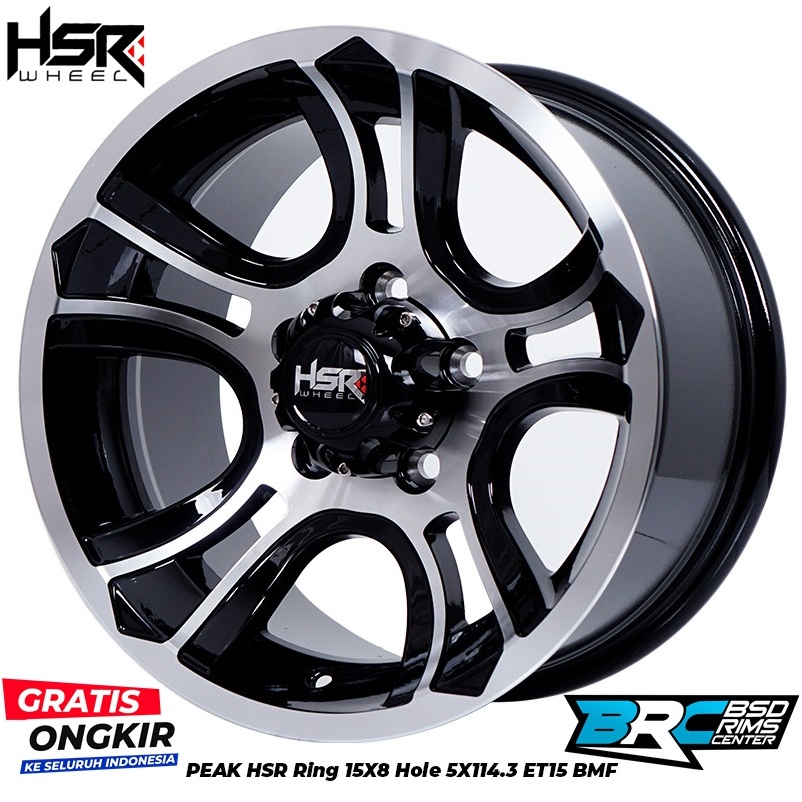 VELG MOBIL EXSPANDER PEAK HSR R15X8 H5X114,3 ET15 BMF