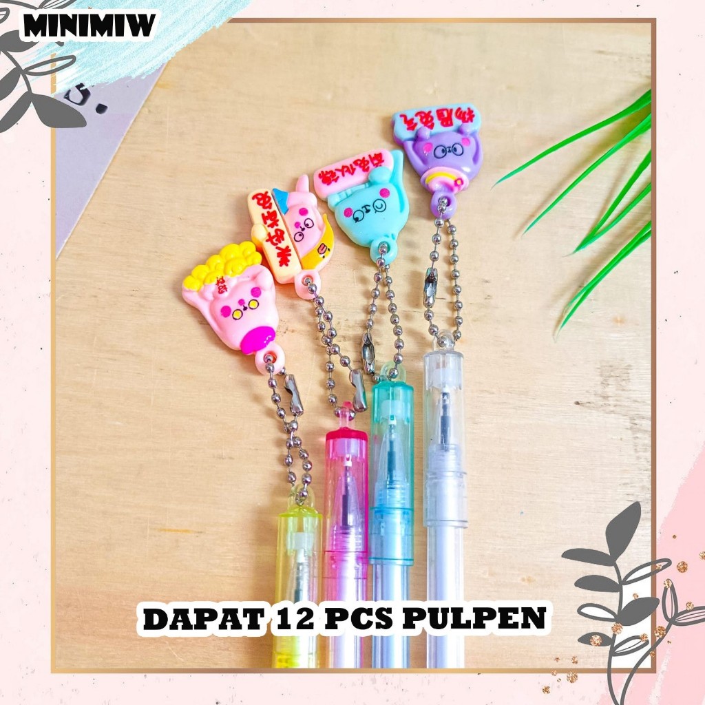 

SELUSIN (12 PCS) PULPEN PAPAN RABBIT PG-1015 PEN GANTUNGAN KELINCI BOLPEN GEL TINTA ALAT TULIS KANTOR COD TERMURAH
