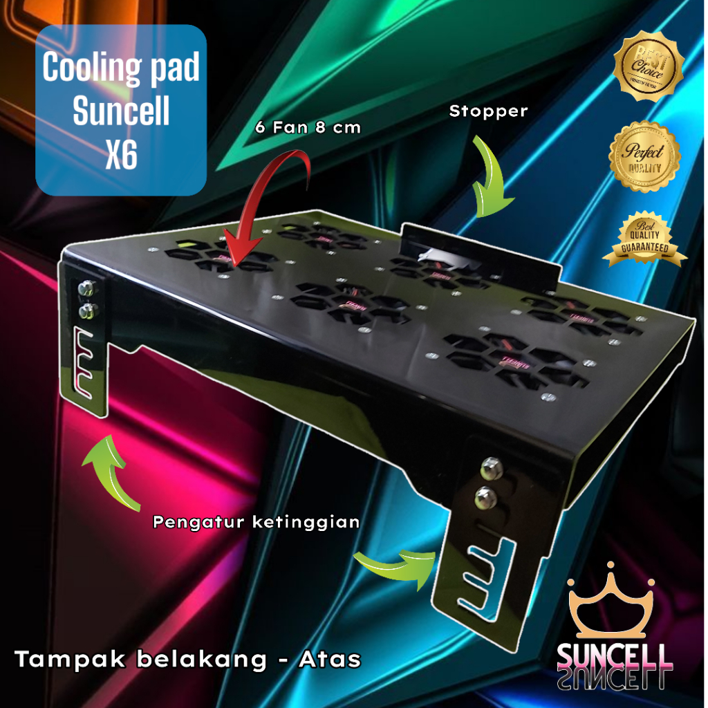 Mycoolcell Cooling Pad Suncell X6 - Silent