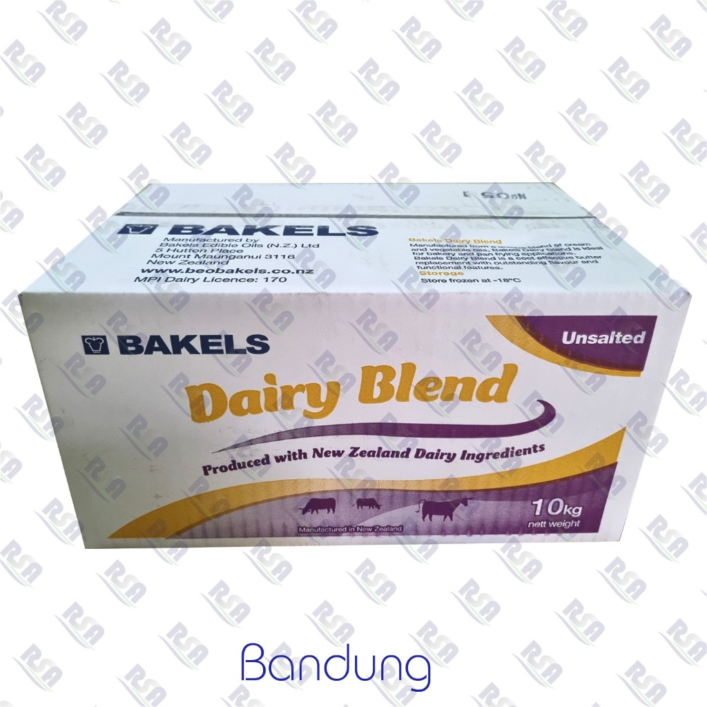 

Butter Unsalted Bakels Dairy Blend 10 Kg di Import dari New Zealand