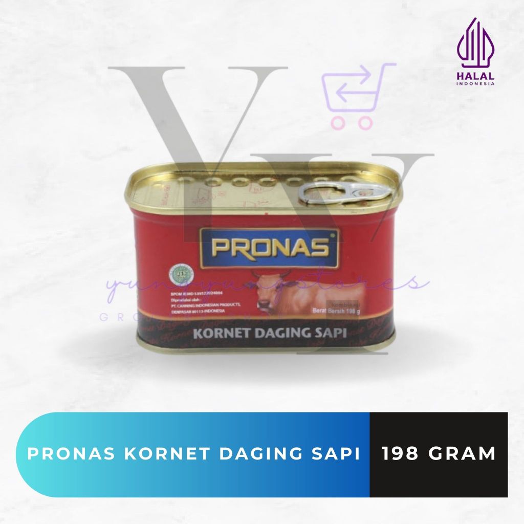 

Pronas Corned Beef / Kornet Daging Sapi 198 Gram