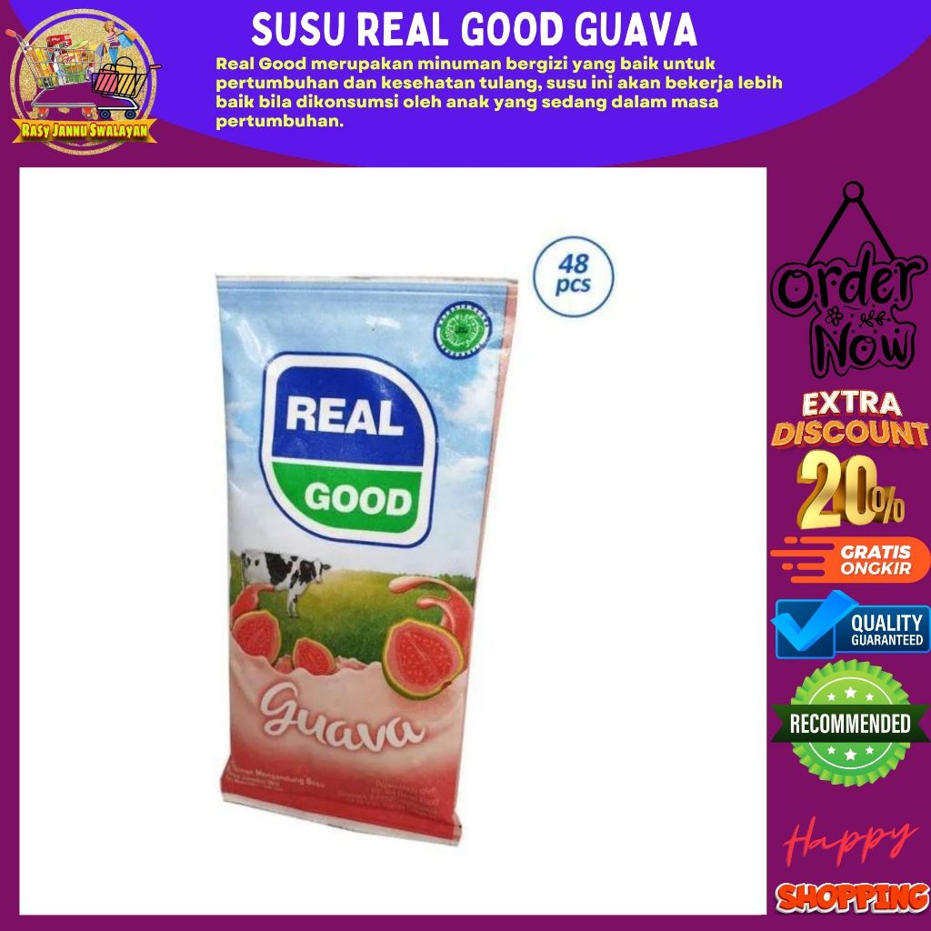 

Susu UHT Real good guava 60 ml